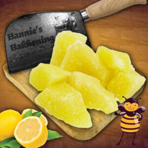 Hannie's Hakhoning citroen kopen bij de imker. Vogezenbrokken of borsthoning met frisse citroensmaak snoep online bestellen doe je hier.