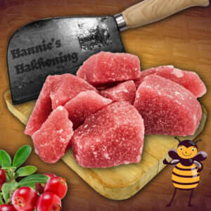 Hakhoning cranberry met vitamine C kopen. Deze Cranberry Hannie's hakhoning of borsthoning kan je hier eenvoudig online bestellen.