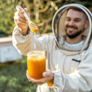 Rauwe EU Honing van de imker