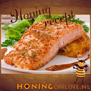 Zalmfilet In Een Honing Mosterd Gratin