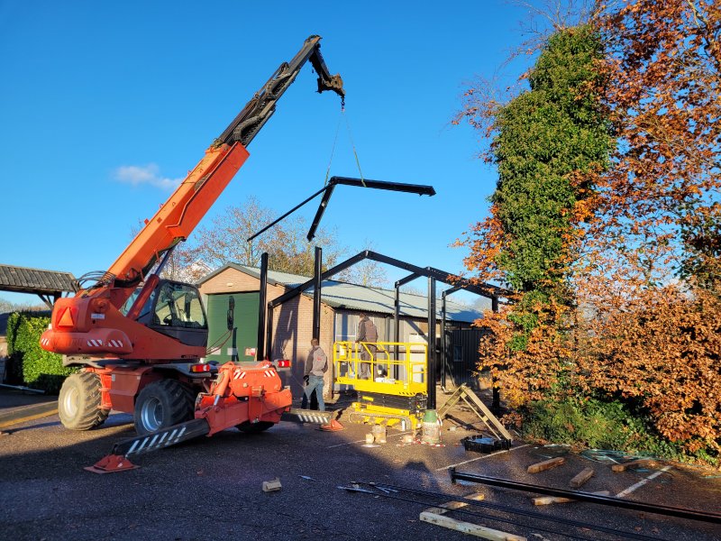 Staal Constructie Honingwinkel Imkerij Bouwen
