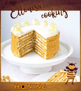 Russische Honingtaart Met Voorjaarshoning Recept Ellouisa Coocking
