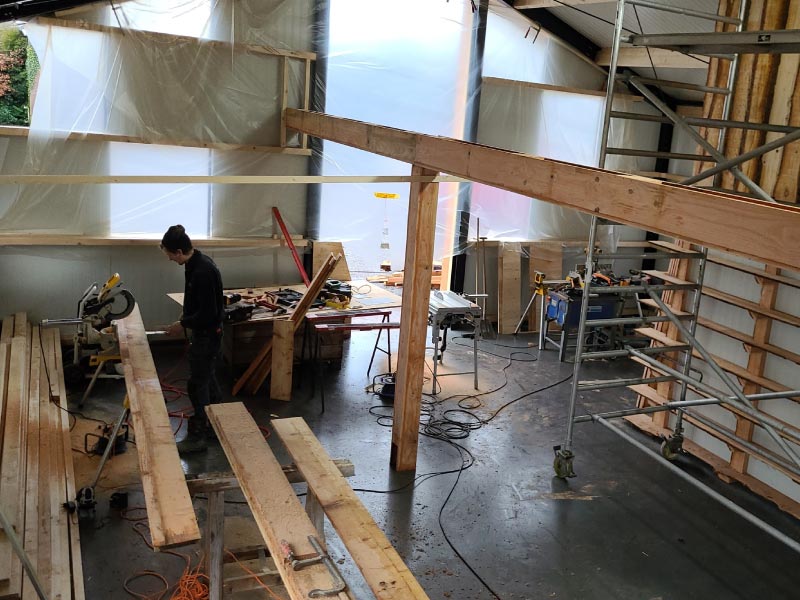 Aftimmeren In Natte Omstandigheden Met Postema Bouw