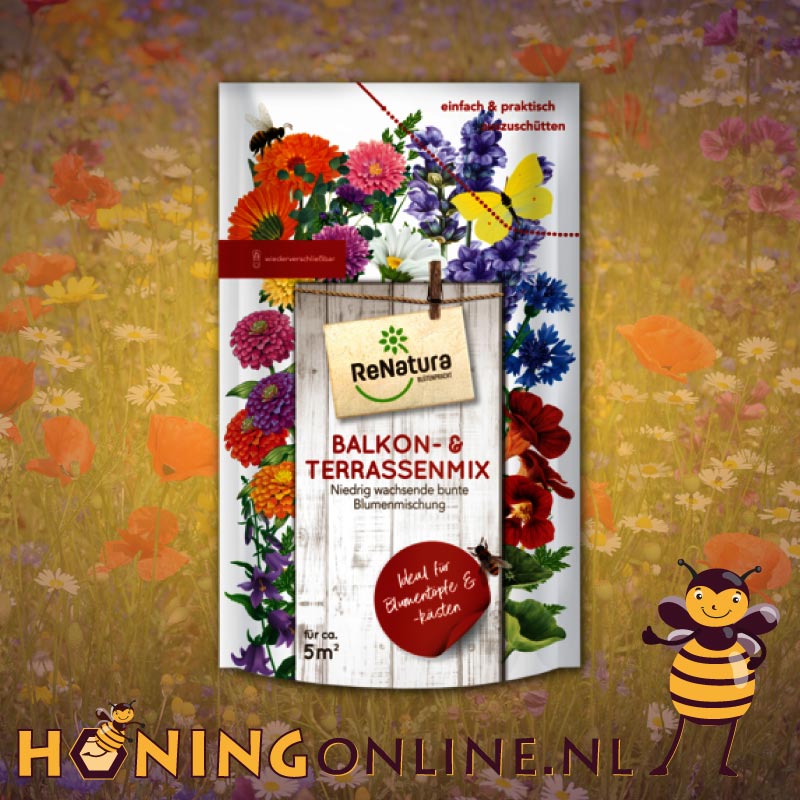 Balkon en terras bloemenzaden voor in bloempotten en bloembakken met wilde bloemen bestellen.