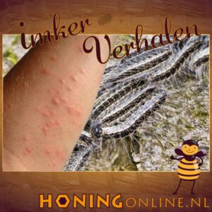 Last van jeuk en huiduitslag door eikenprocessierups en muggen. Propoliszalf tegen jeuk en voor snellere genezing van de huid.