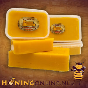 Zuivere bijenwas kopen klein bakje kwart kilo 250 gram echte was van de imker.