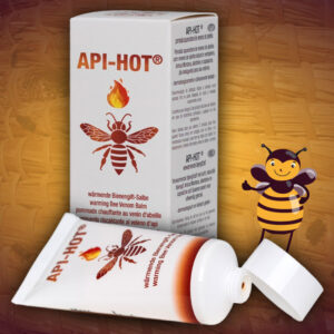 Api-Hot® is een verwarmende bijengifzalf die je als spierenzalf gebruik bij pijnlijke spieren en gewrichten. Bestel Api-Hot® hier in een witte tube van 50 ml.